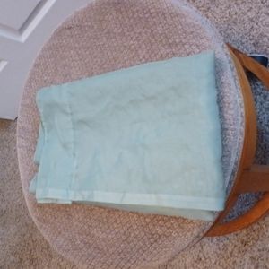 Light  sage Rod pocket sheers